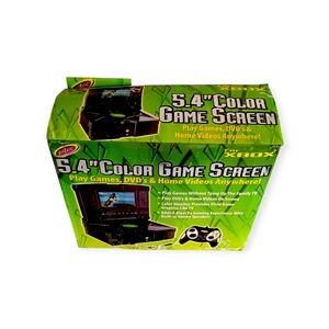 Intec 5.4" Color Game Portable Screen For Xbox, Dvd, Etc - Black, Tested/Works!